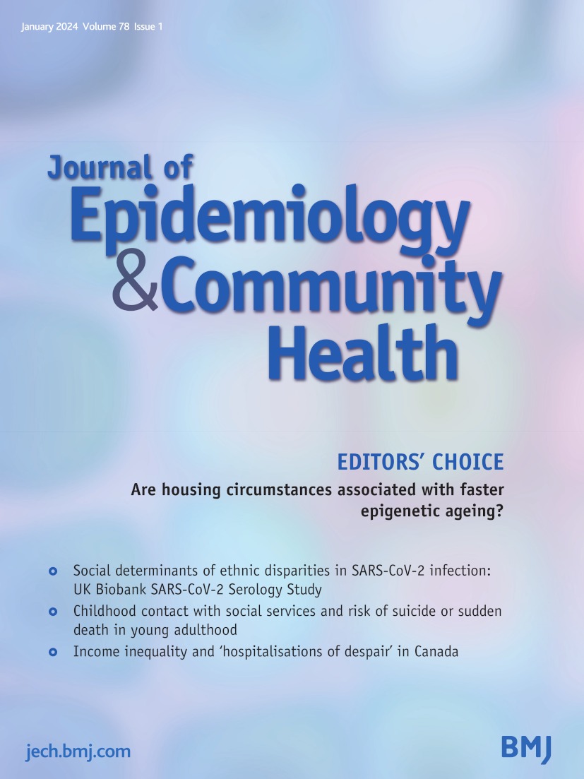 Income inequality and 'hospitalisations of despair in Canada: a study on longitudinal, population-based data
