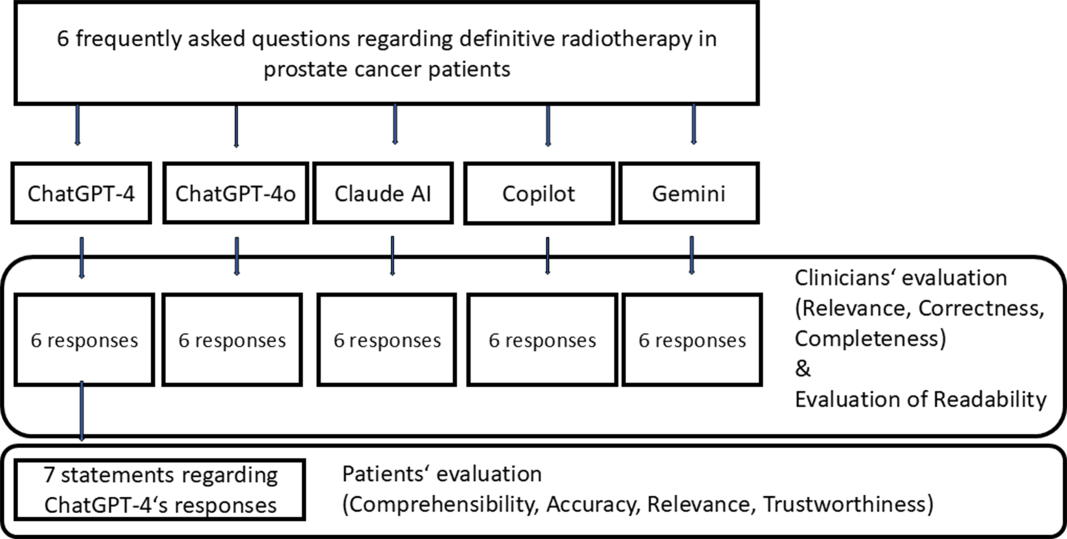 Patient- and clinician-based evaluation of large language models for patient education in prostate cancer radiotherapy