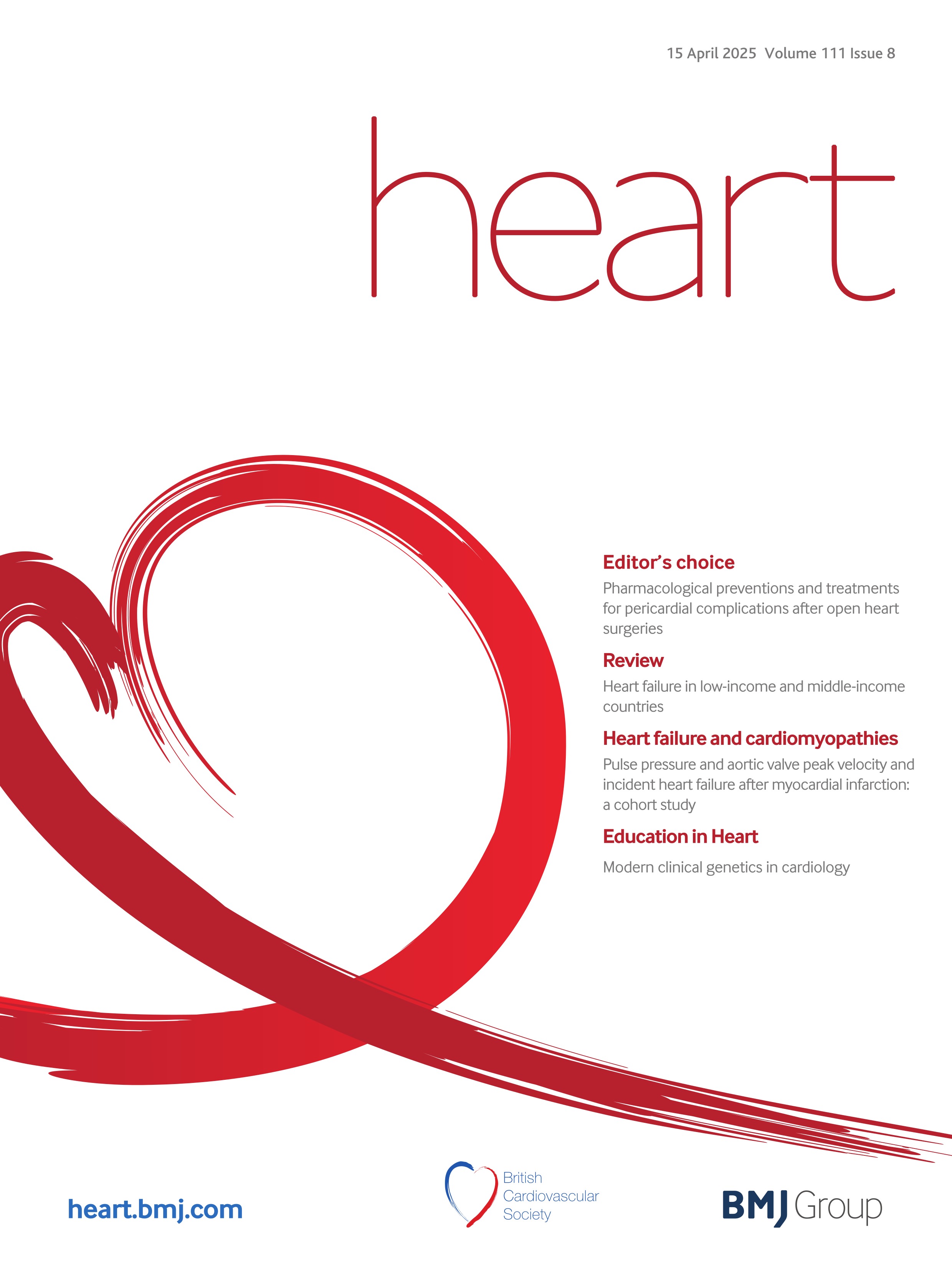 Pulse pressure and aortic valve peak velocity and incident heart failure after myocardial infarction: a cohort study