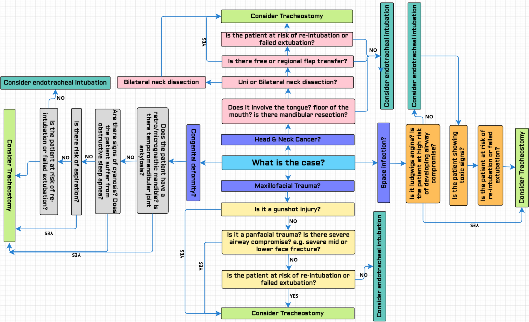 Elective Tracheostomies in Maxillofacial Surgery: A Proposed Algorithm