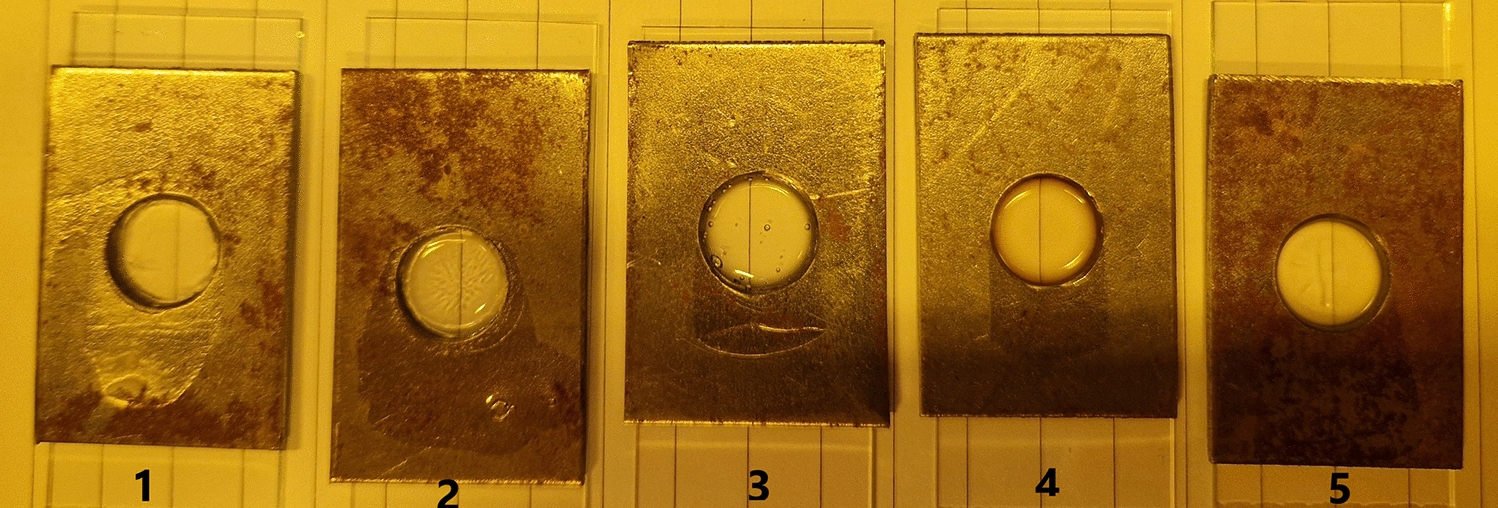 Refractive index shift from liquid to solid in the drying process