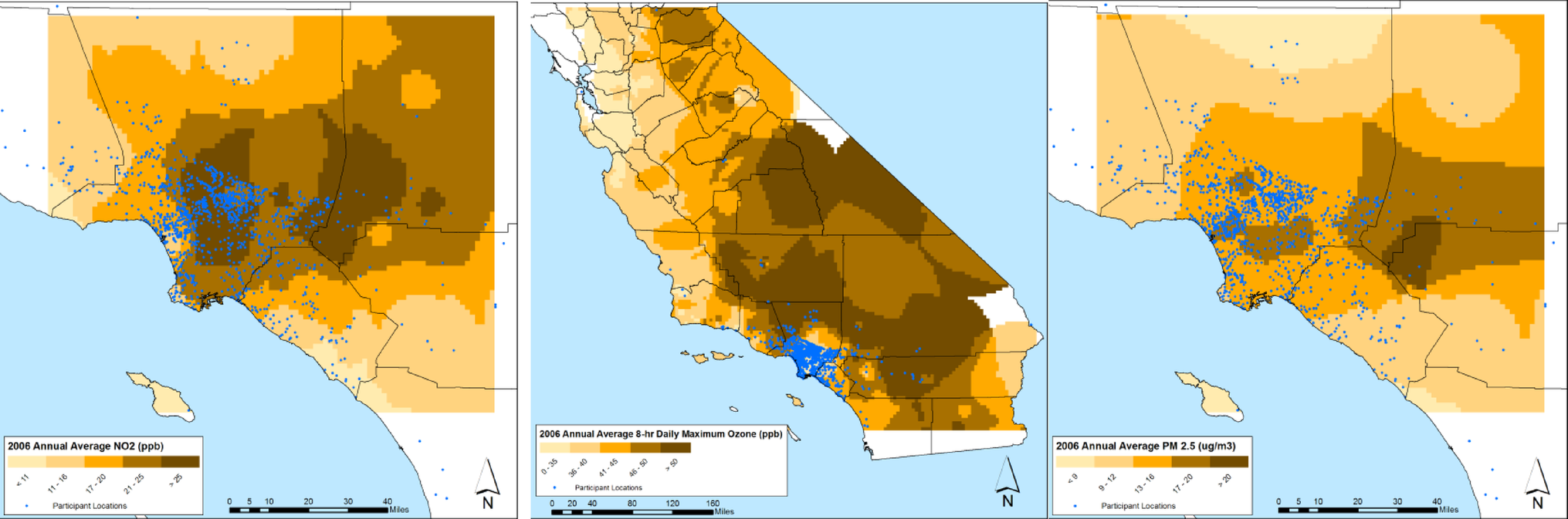 Air pollution and depression symptoms in middle-aged and older adults in Los Angeles County