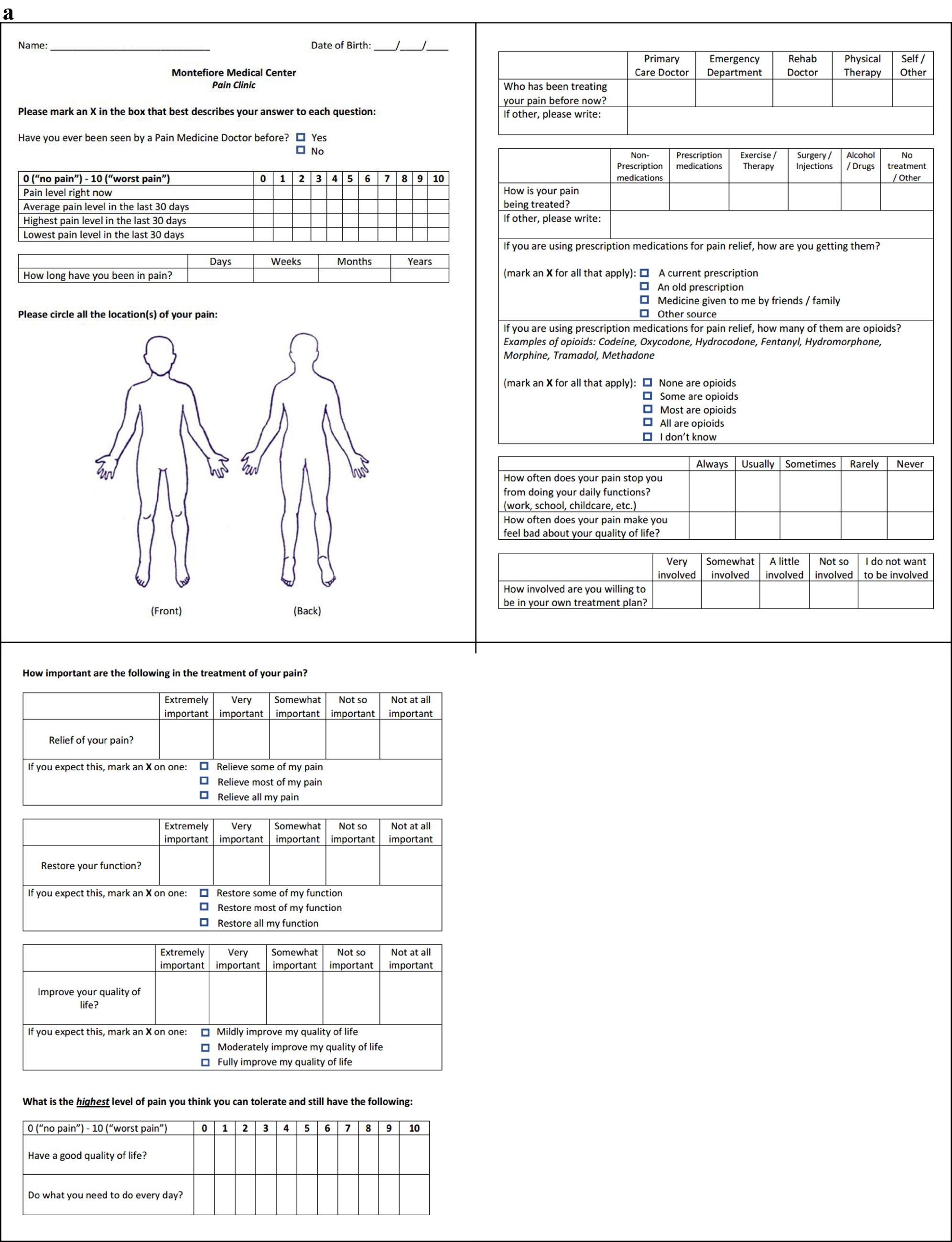 The Administration of an Expectation Survey at a Pain Medicine Clinic to Improve Patient Satisfaction: A Prospective Study