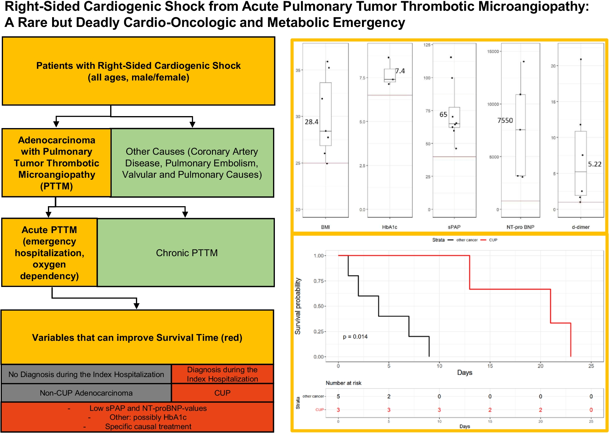Right-sided cardiogenic shock from acute pulmonary tumor thrombotic microangiopathy: a rare but deadly cardio-oncologic and metabolic emergency