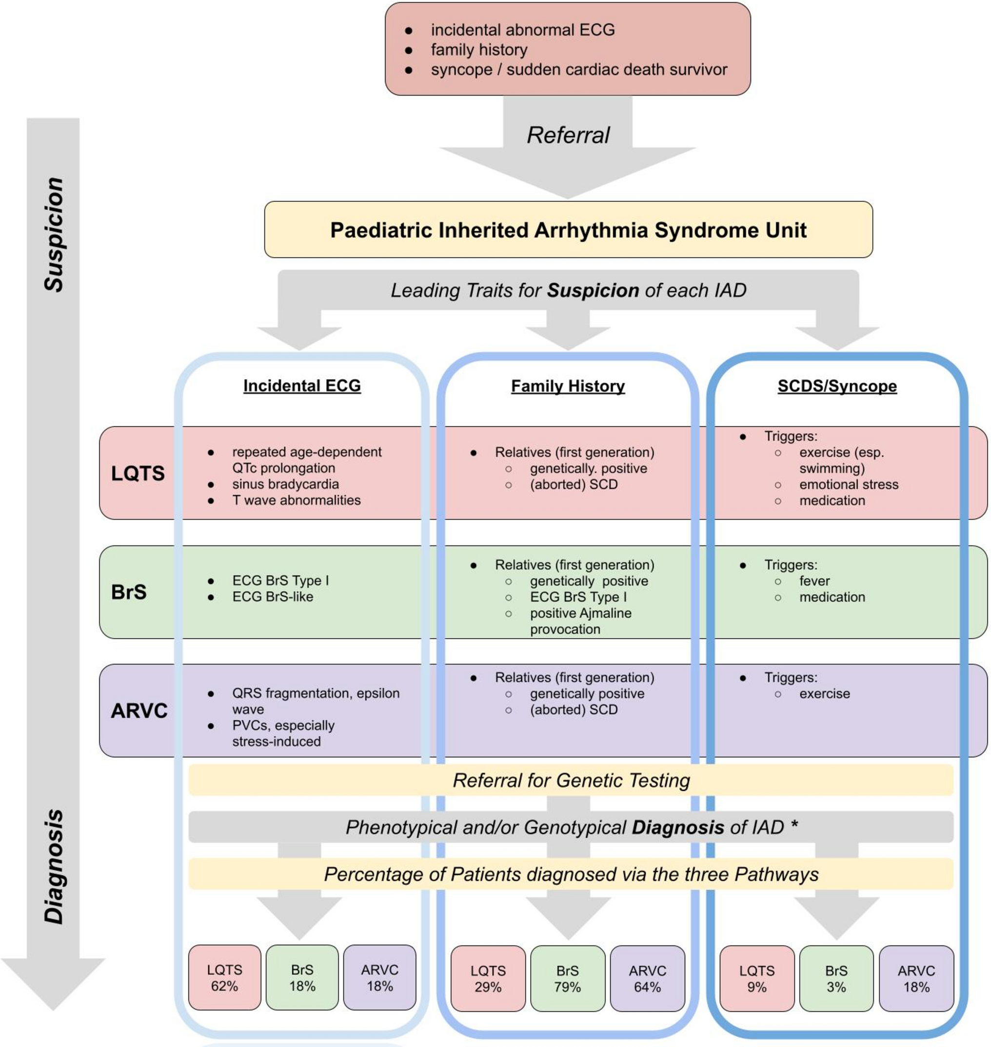 Epidemiology of paediatric inherited arrhythmogenic diseases under “Real World” conditions: findings from a 10-year longitudinal study in Eastern Austria