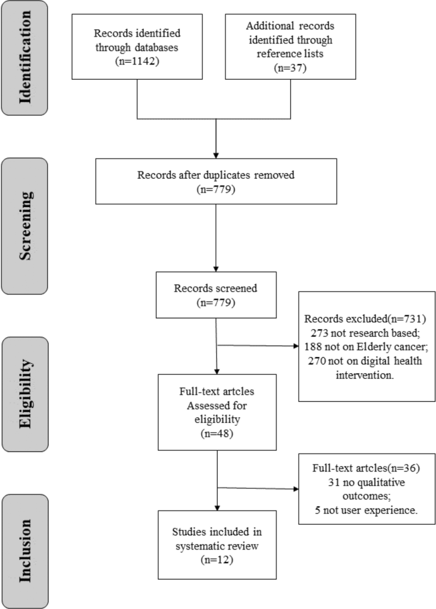User experiences of digital health interventions among older adults with cancer: a systematic review of qualitative data