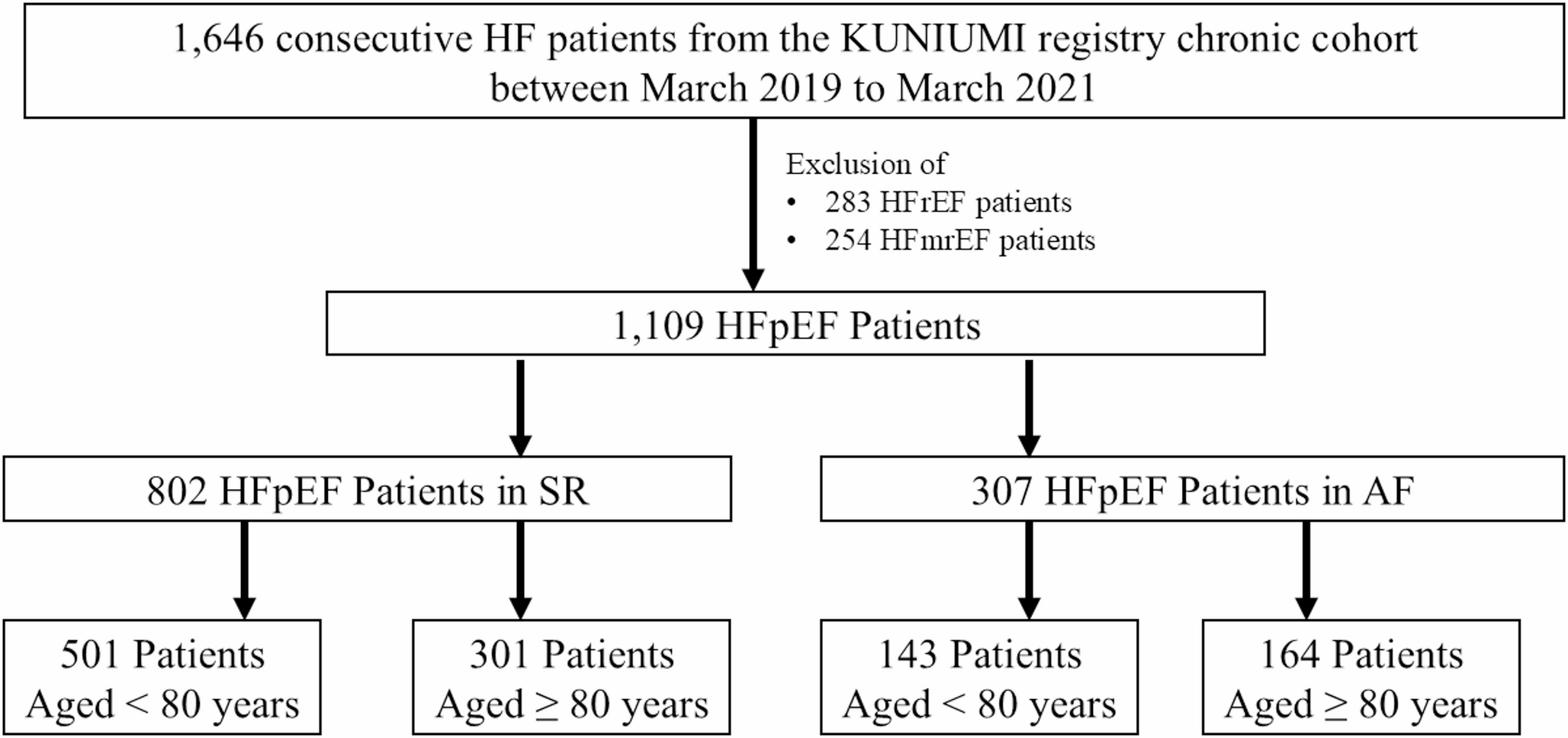 Association between resting heart rate and clinical outcomes in heart failure with preserved ejection fraction: age stratified insights from the KUNIUMI Registry