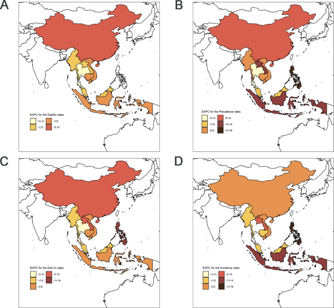 The burden of HIV/AIDS among children and adolescents under 20 years of age in China and ASEAN countries from 1990 to 2023 and projections of future trends