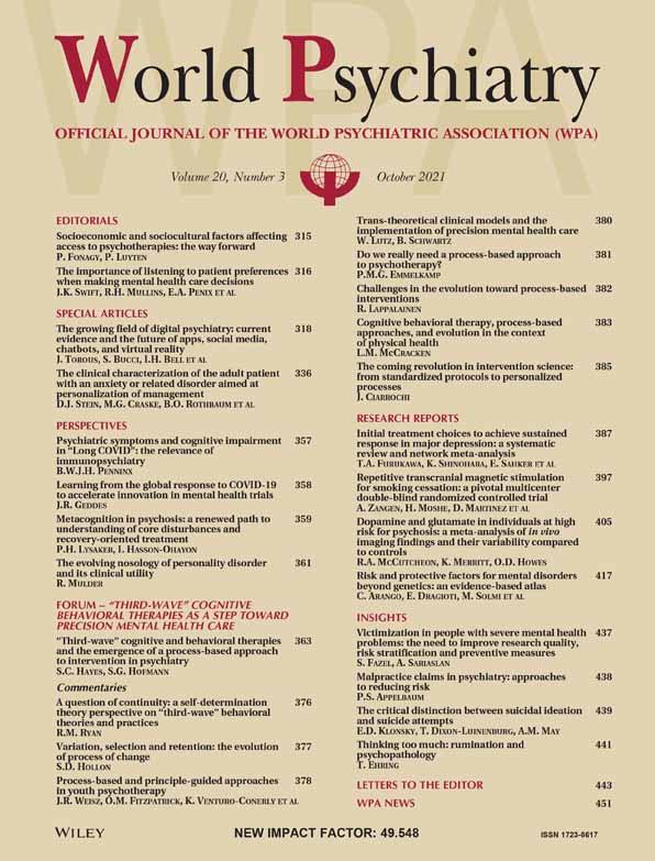 Metacognition in psychosis: a renewed path to understanding of core disturbances and recovery‐oriented treatment