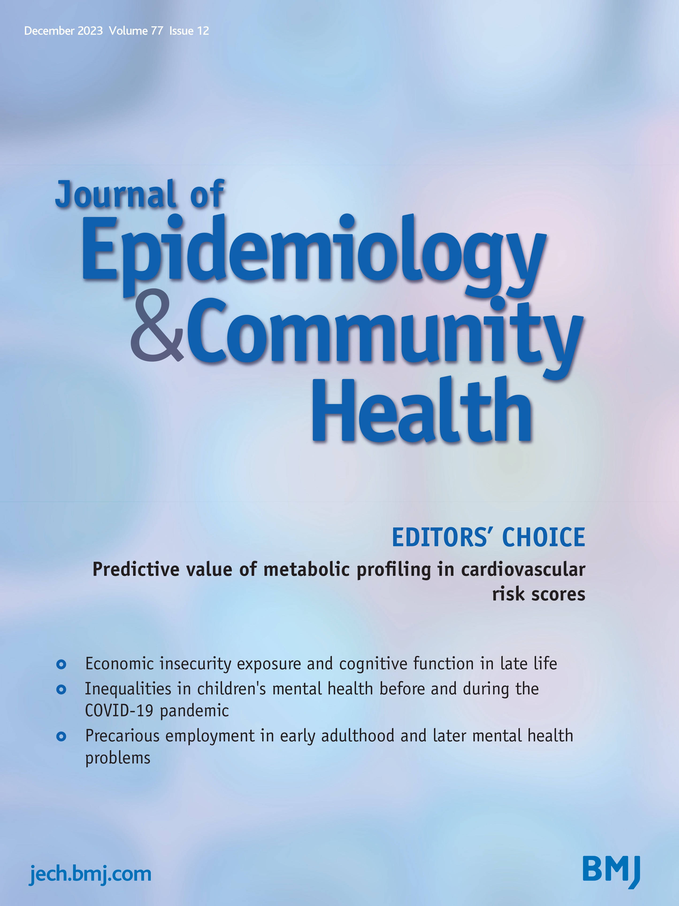 Precarious employment in early adulthood and later mental health problems: a register-linked cohort study
